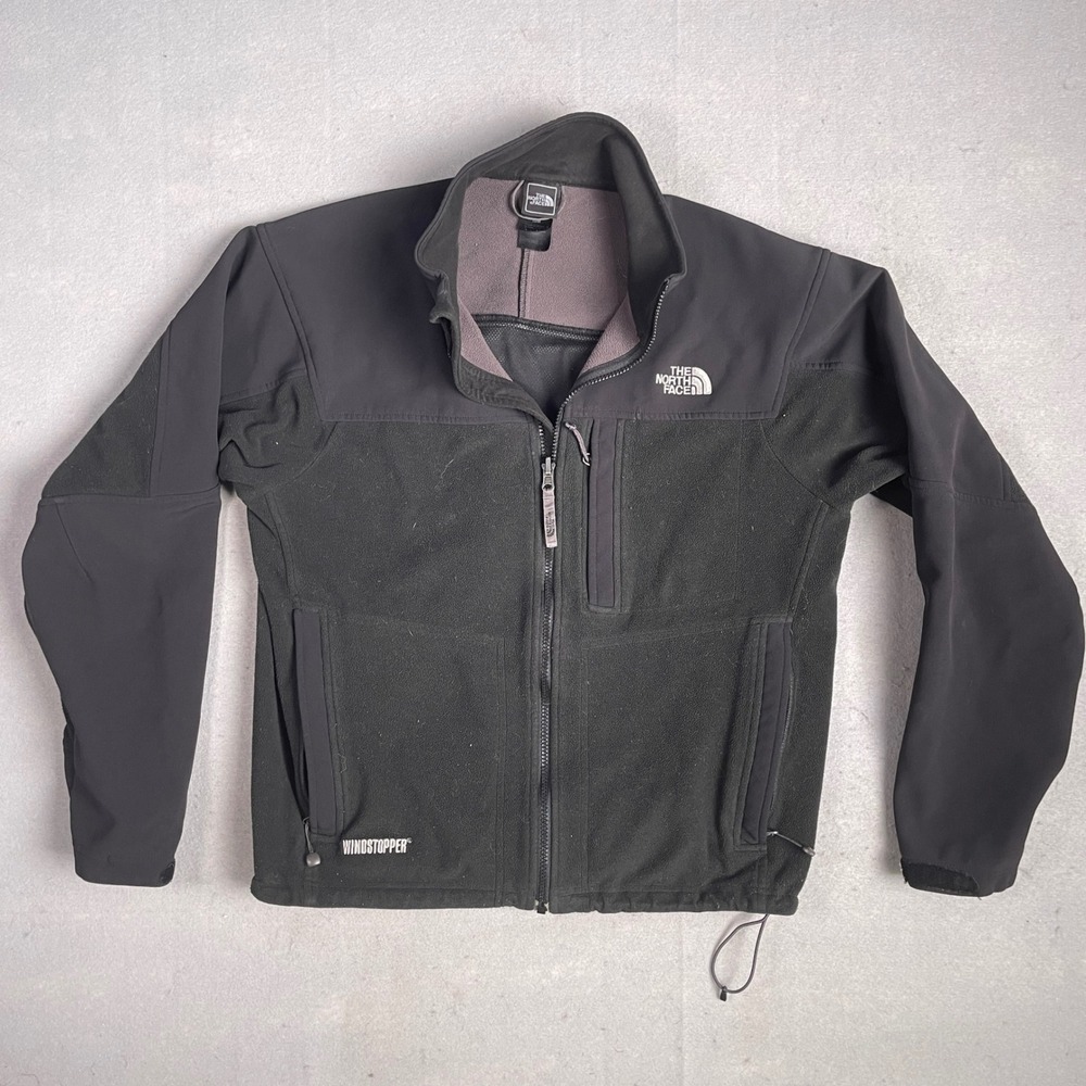 The North Face Windstopper Fleece Jacket Full Zip Black Mens Medium